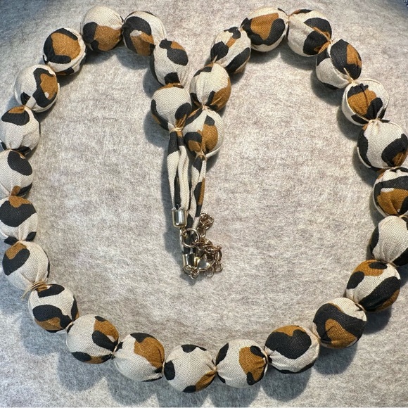 1946 design, leopard cloth covered, balls topaz unique one-of-a-kind - Picture 3 of 11